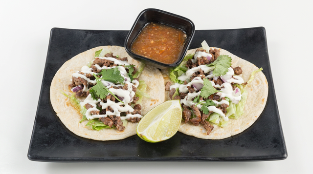 Traditional Street Tacos.